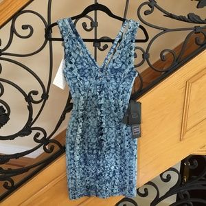 NWT HERVE LEGER BODYCON DRESS
